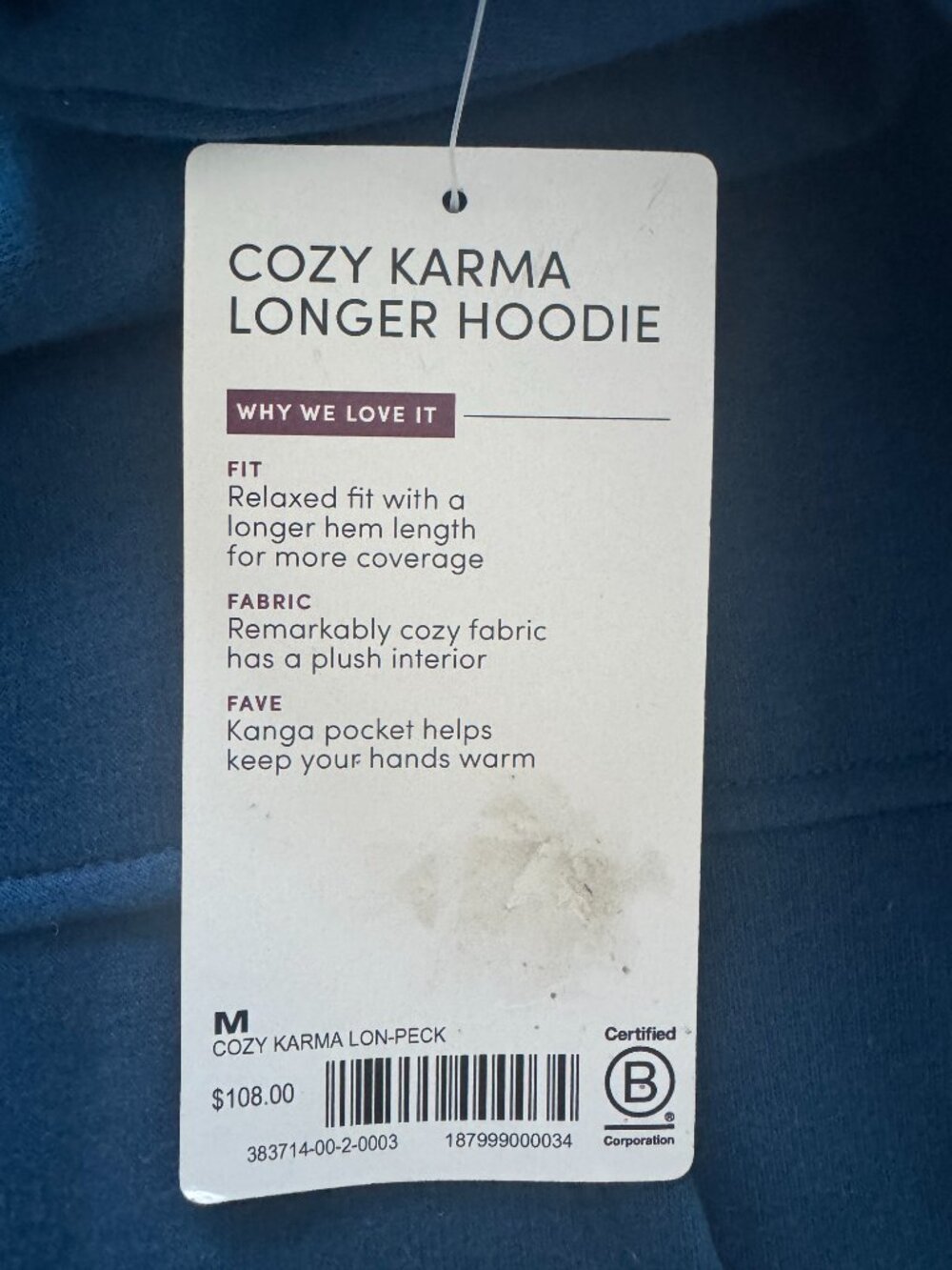 Athleta Cozy Karma Long Sweatshirt - Picture 4 of 4